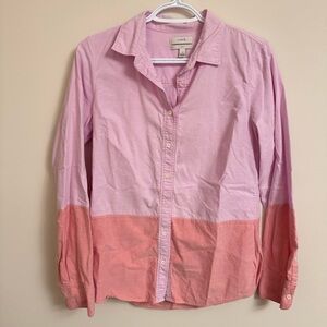 🌸2/20 J. Crew Boy Shirt Button Up in Pink Colorblock - Women’s 4